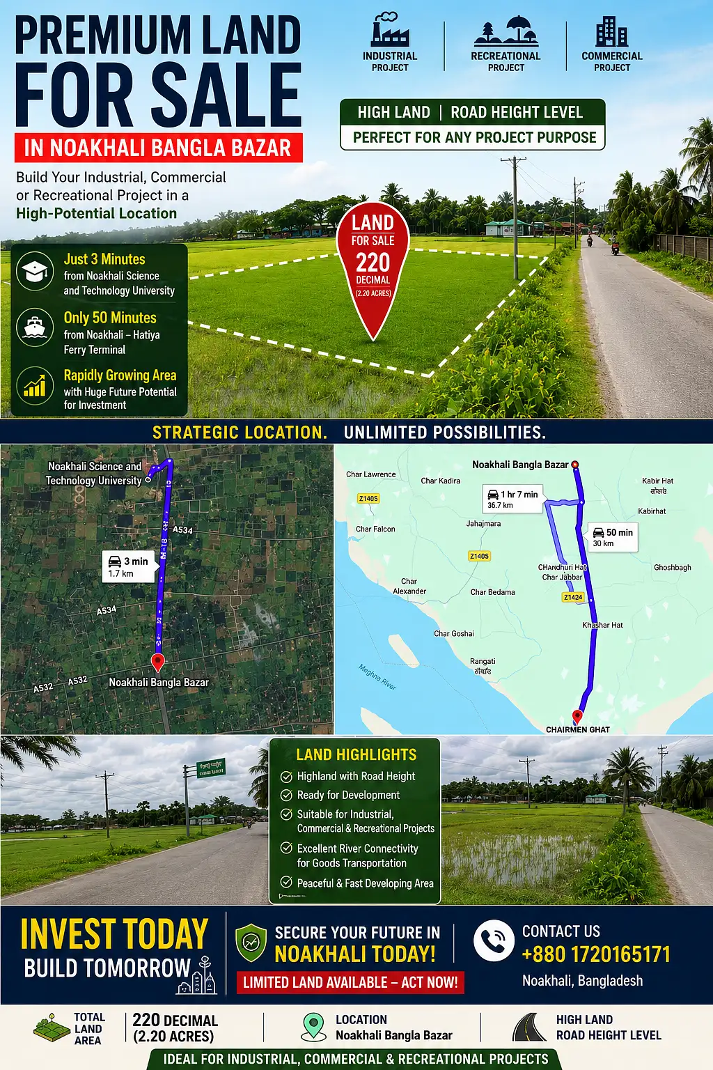 High-Potential Development Land for Sale | 3 Minutes from NSTU - Image 1