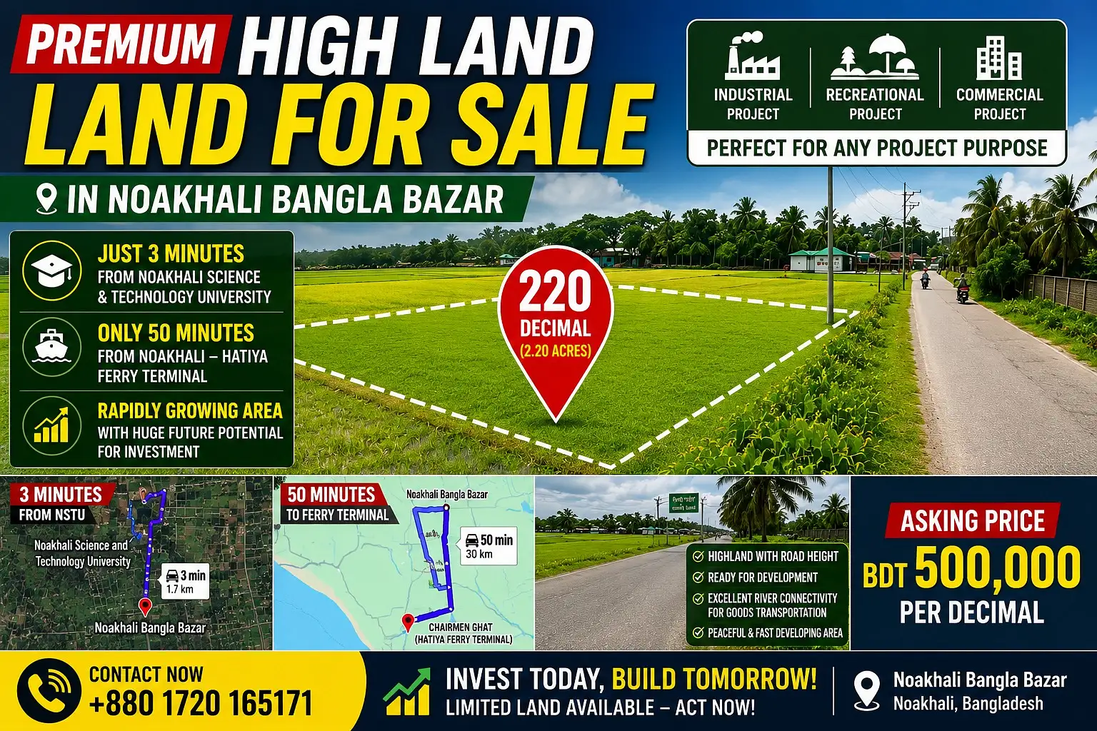High-Potential Development Land for Sale | 3 Minutes from NSTU - Thumbnail