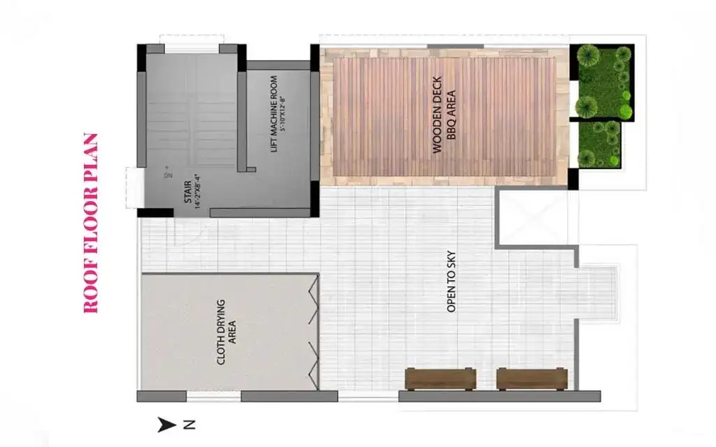 1451 SFT 3-Bedroom Apartment Sale in Dhaka in Bashundhara R-A Image 4