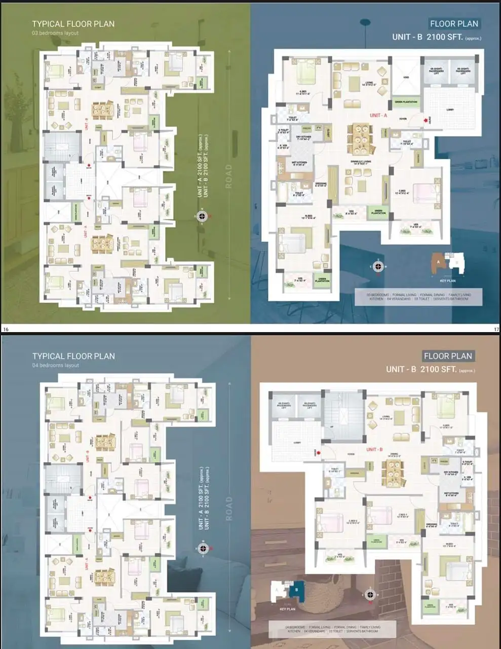 4-Bedroom 2150 SFT New Ready Apartment Sale in Bashundhara R-A Image 16