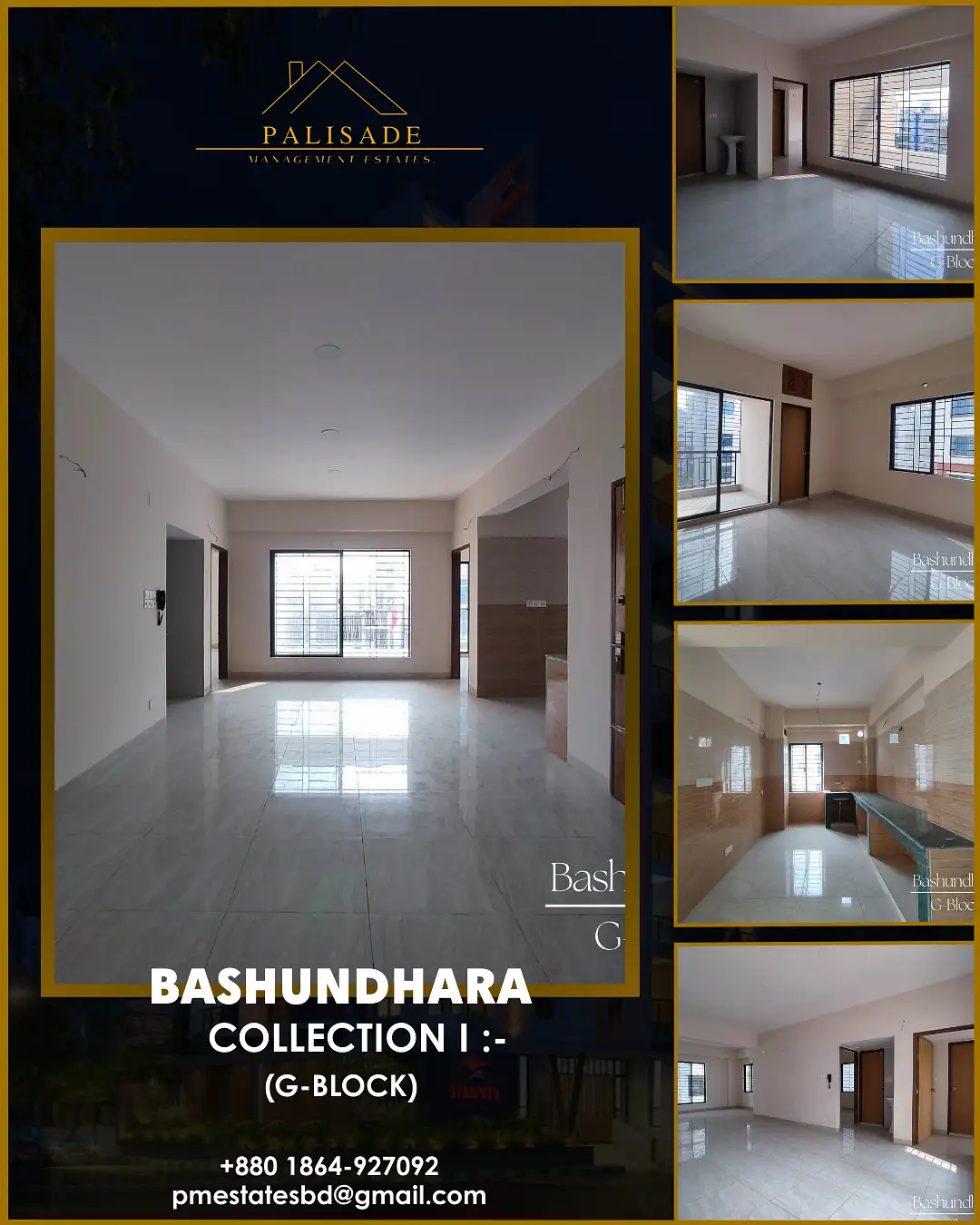 ✨ JUST LISTED 🚨 :- BRAND NEW SPACIOUS UN-USED APARTMENT IN BASHUNDHARA G-BLOCK READY FOR SALE WITH A REASONABLE PRICE TAG ✨ Thumbnail Image