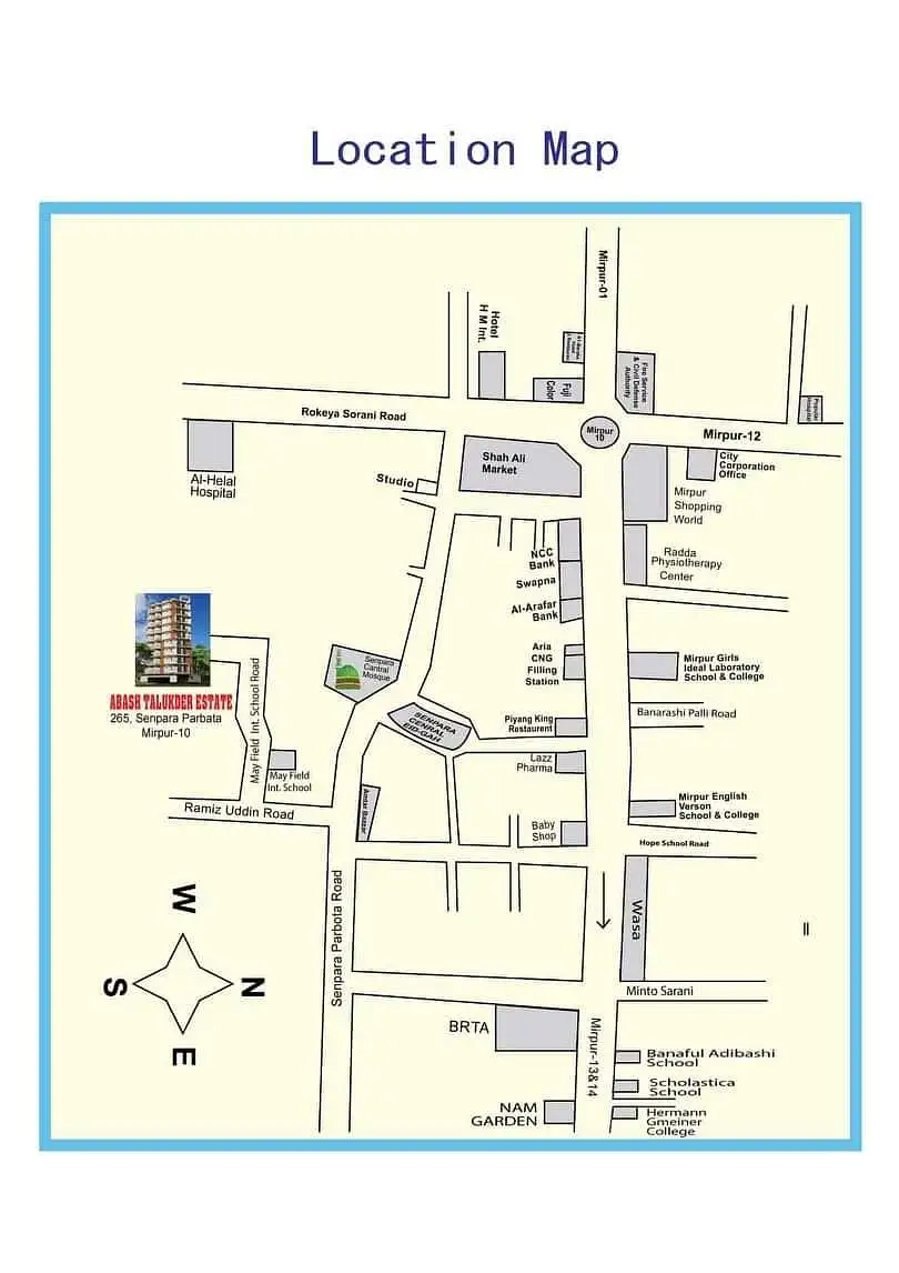 3-Bedroom 1290 SFT Brand New Apartment Sale in Mirpur Image 2