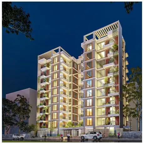 South facing 4 Beds On Going Apartment Sale at Bashundhara R/A. Image 3