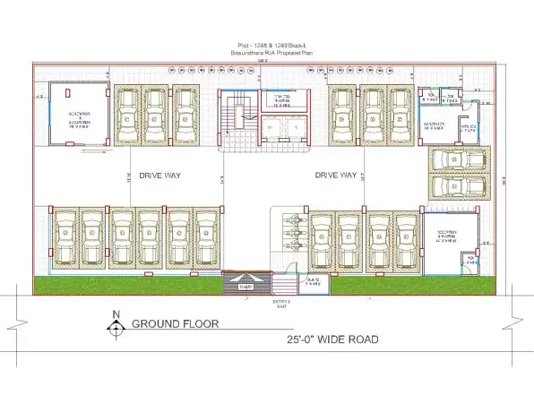 2201 sft south facing flat sale at Basundhara R/A Image 4